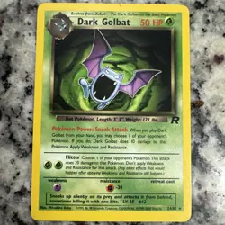 Vintage Pokemon Team Rocket Dark Golbat 24/82 Non-holo Rare WotC 2000 - Image 4