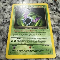 Vintage Pokemon Team Rocket Dark Golbat 24/82 Non-holo Rare WotC 2000 - Image 5