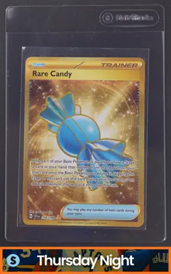 2023 POKEMON SCARLET & VIOLET #256/198 RARE CANDY HYPER RARE - Image 1