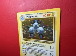 Pokemon Magneton Base Set 9/102 Unlimited - WOTC - Holo Rare NM - Image 4