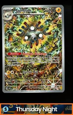 2024 POKEMON SV BLACK STAR PROMOS - SVP EN #159 MAGNETON FA SURGING SPARKS ETB - Image 1