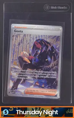 2023 POKEMON SV OBSIDIAN FLAMES OBF EN #226/197 GEETA SPECIAL ILLUSTRATION RARE - Image 1