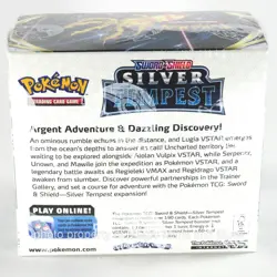 Pokemon TCG ~ Sword & Shield SILVER TEMPEST Sealed Booster Box 36 Packs - Image 2