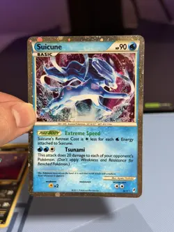 Pokemon TCG Suicune Shiny SL11 Call of Legends Holo Rare Heavily Played - Image 1