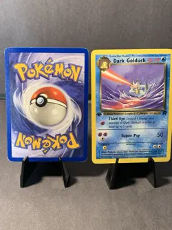 Pokemon TCG Dark Golduck & Psyduck 1st Edition Team Rocket VTG WOTC 2000 - Image 3