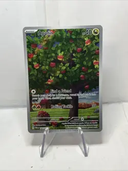 APPLIN 2024 POKEMON S&V TWILIGHT MASQUERADE ILLUSTRATION RARE 185/167 Q3205 - Image 1