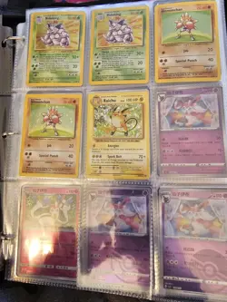 pokemon binder collection lot, Vintage Modern Rare Art Rare And Commons - Image 2