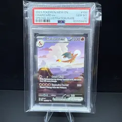 2023 POKEMON MEW EN-151 SPECIAL ILLUSTRATION RARE #199 CHARIZARD EX PSA 10 - Image 1