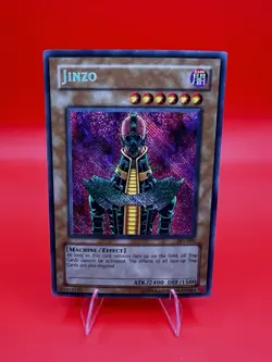 Yu-Gi-Oh! Jinzo PSV-000 Secret Rare Vintage Original Reverse Holo Error - Image 1