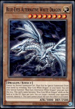 Yu-Gi-Oh! TCG | Blue-Eyes Alternative White Dragon | Yugioh SDWD-EN005 - Image 1