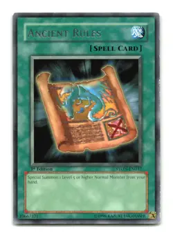 Ancient Rules - STON-EN037 1st Edition Rare - YuGiOh-LP - Image 1