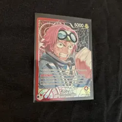 Koby OP11-001 Leader (Alternate Art) - A Fist of Divine Speed One Piece ENGLISH - Image 2