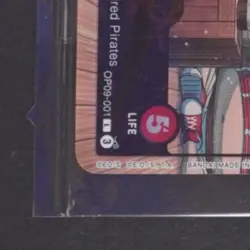 2025 ONE PIECE EN #OP09-001 SHANKS PSA MAGAZINE EXCLUSIVE PROMO SEALED - Image 4