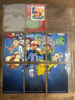 1999 Topps Pokemon TV Animation Partial Set 7 Card Lot TV1 & TV8-13 - Image 2