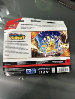 Pokemon Cards - S&V: Surging Sparks -QUAGSIRE BLISTER PACK (3 Boosters & 1 Foil) - Image 2