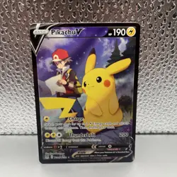 Pokemon Card TCG Pikachu V Tg16/Tg30 SWSH11: Lost Origin Trainer Gallery NM/M - Image 1