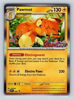 Pawmot - 006 (Prerelease) 006 Sv: Scarlet & Violet Promo Cards Holo - Image 1