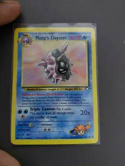Misty's Cloyster - 29/132 - Pokemon Gym Heroes Unlimited Rare Card WOTC NM - Image 1