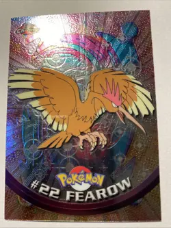 FEAROW #22 Pokemon Card TCG FOIL Topps TV Animation - Image 1