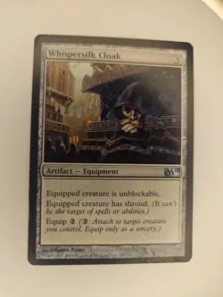 Whispersilk Cloak Magic 2011 Magic the Gathering Card - Image 1
