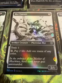 MTG Phyrexia All Will Be ONE Step and Compleat C/UC 13 card foil set - Image 4