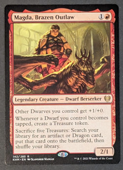 MTG Card - 1x Magda Brazen Outlaw - Kaldheim - NM - Rare - Magic The Gathering - Image 1