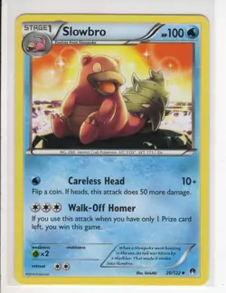 SLOWBRO BREAKPOINT SET POKEMON CARD 20/122 LP - Image 1
