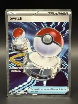 123/94 Switch Trainer Card Phantoms Flames Ultra Rare Pokemon Card - Image 1