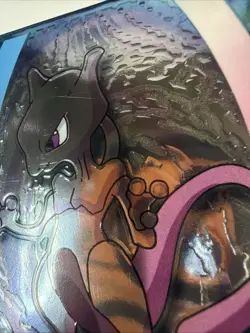 1999 Pokemon Meiji Get Card Super Collection Mewtwo Holo Japanese Near Mint - Image 2