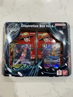 Bandai Trading Card Games One Piece Illustration Box Vol 6 In hand. 3 available - Image 1