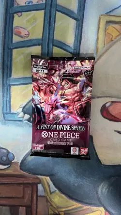 One Piece Card Game OP11 A Fist Of Divine Speed Booster Pack Brand New Sealed - Image 1