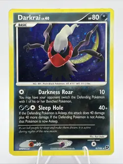 Darkrai 4/106 Great Encounters Holo 2008 DPBP#530 Pokemon Card LP SWIRL Vintage - Image 1