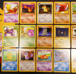 LP/HP (1st edition) COMPLETE Pokemon TEAM ROCKET Set 24-Card COMMON First ed 82 - Image 2