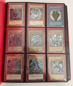 Yugioh Vintage 200 Foil Card Binder Lot Dark Magician Blue-Eyes Red-Eyes Konami - Image 5