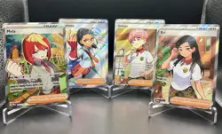 4x Female Trainer Lot - Scarlet & Violet Ultra Rare Full Art Cards Pokemon NM/M - Image 1