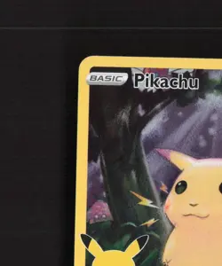 Pikachu 005/025 Celebrations Full Art Ultra Rare Holo Pokemon Card LP - Image 3