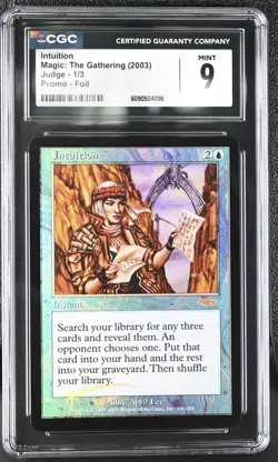 Intuition (CGC MINT 9) - Foil - MTG Judge Promos - RareCo - Image 1