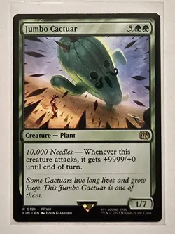 Jumbo Cactuar #191 Final Fantasy FIN Magic MTG - Regular - Image 1