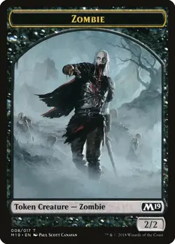 10 Zombie Tokens (008/017) Core Set 2019 10 NM/M Free Shipping - Image 1