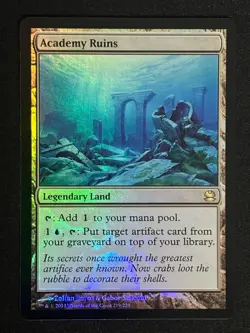 1x MTG Academy Ruins (Foil) - Modern Masters (MMA) #219 - Magic the Gathering - Image 1