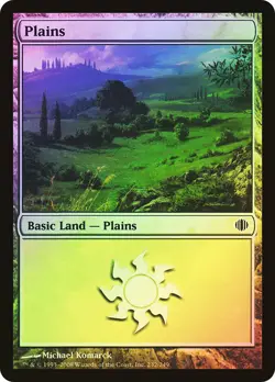 MTG FOIL Plains (#232) - Shards of Alara #232 - Image 1