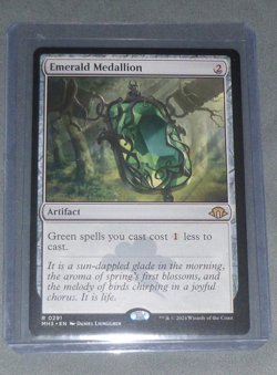 Emerald Medallion R Modern Horizons 3 291 NM Magic the Gathering - Image 1