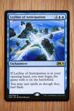 Leyline of Anticipation / M20 Rare 2020 *Pack Fresh NM* Magic the Gathering - Image 1