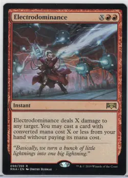 1x Electrodominance - Ravnica Allegiance - Near Mint - Image 1