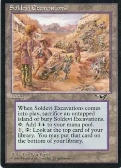 MTG: Alliances: Soldevi Excavations: Lightly Played Condition - Image 1