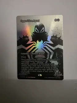 MTG - MAR - Opposition Agent (Borderless) #19 - Near Mint Foil - Image 2