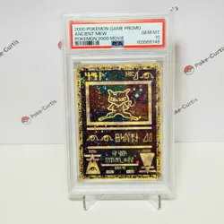 Pokemon Ancient Mew Movie 2000 Promo PSA 10 Gem Mint with 2 x Swirl 🌀 - Image 4