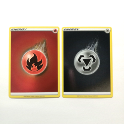 2020 Pokemon TCG Energy Reverse Holo Lot NM Fire Metal - Image 1