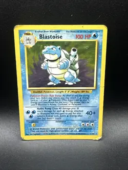 Pokemon TCG Blastoise 2/102 Base Set Holo Rare - Image 1