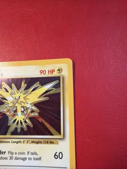 Pokemon TCG PACK FRESH LP-NM Base Set Holo Zapdos 16/102 1999 - Image 5